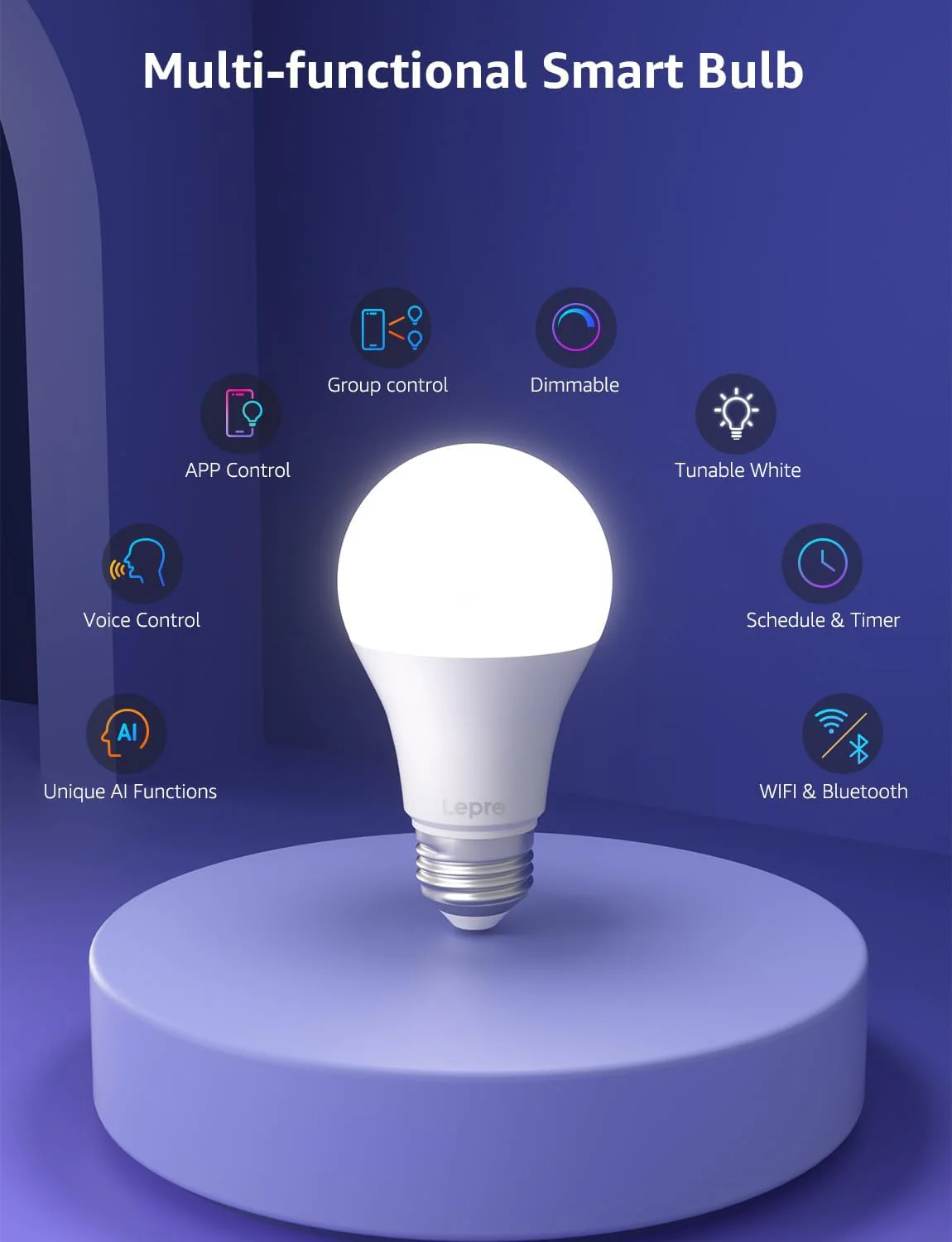 Lepro B1 AI Smart Light Bulbs - Image 9