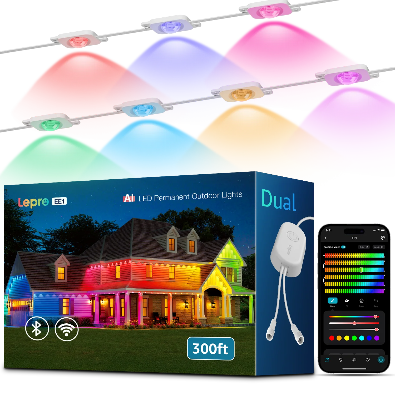 Lepro EE1 AI-Powered Permanent Outdoor Lights - Image 11