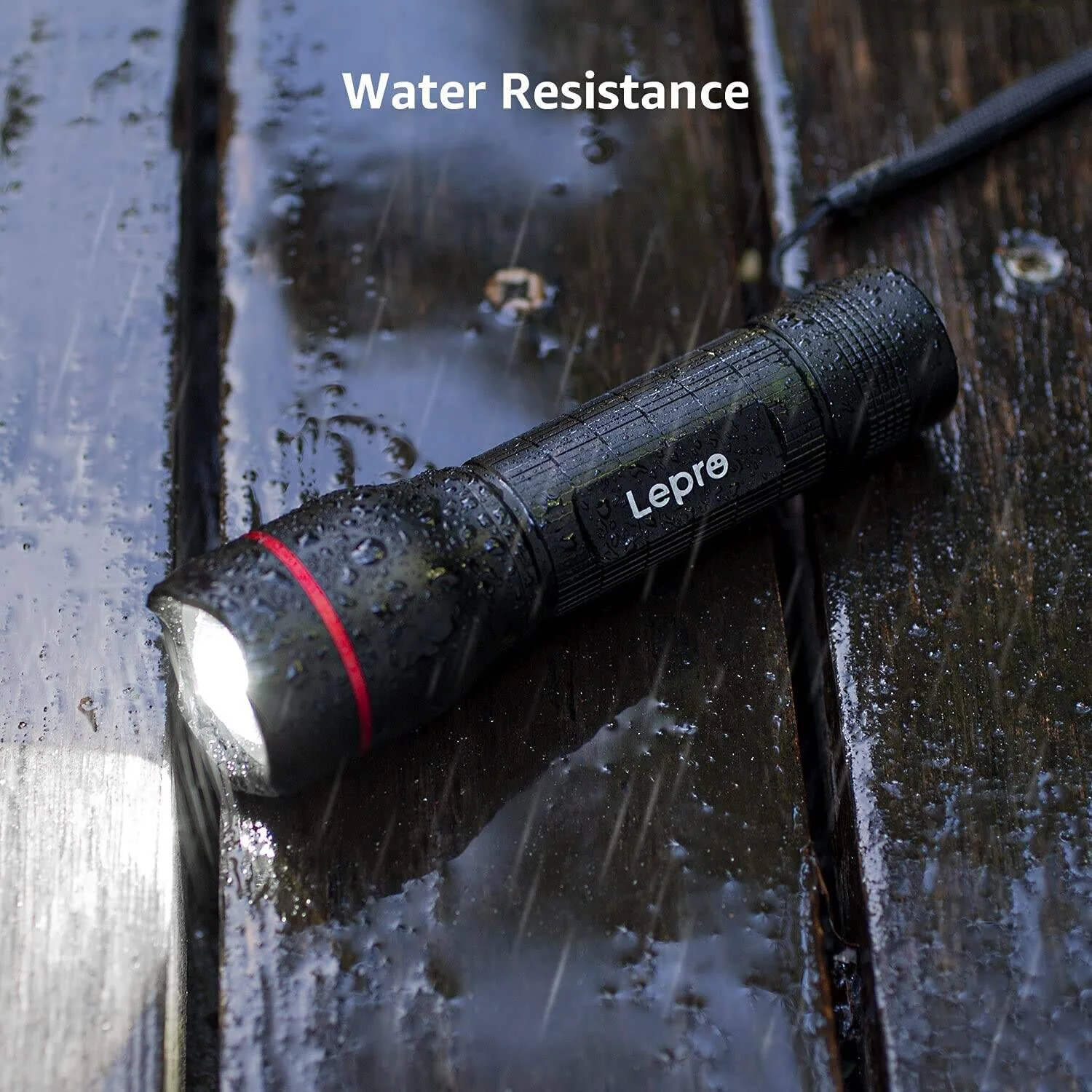 Lepro Portable LED Flashlight (Waterproof, 300lm, 2-Pack) - Image 6