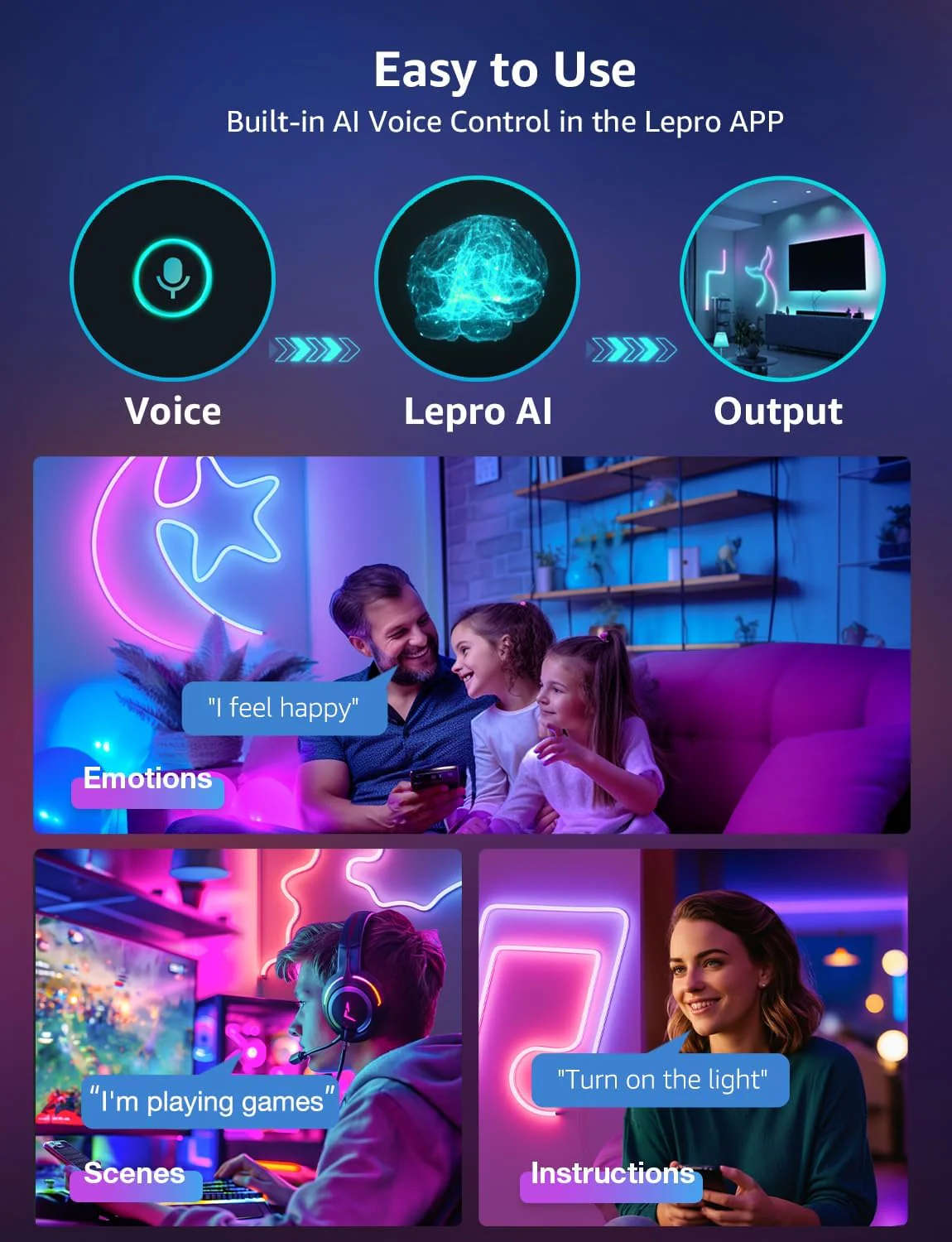 Lepro N1 AI Smart RGB Rope Lights - Image 7