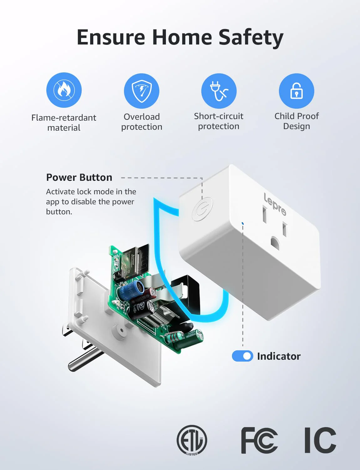 Lepro P1 Smart Plug Mini 15A - Image 5