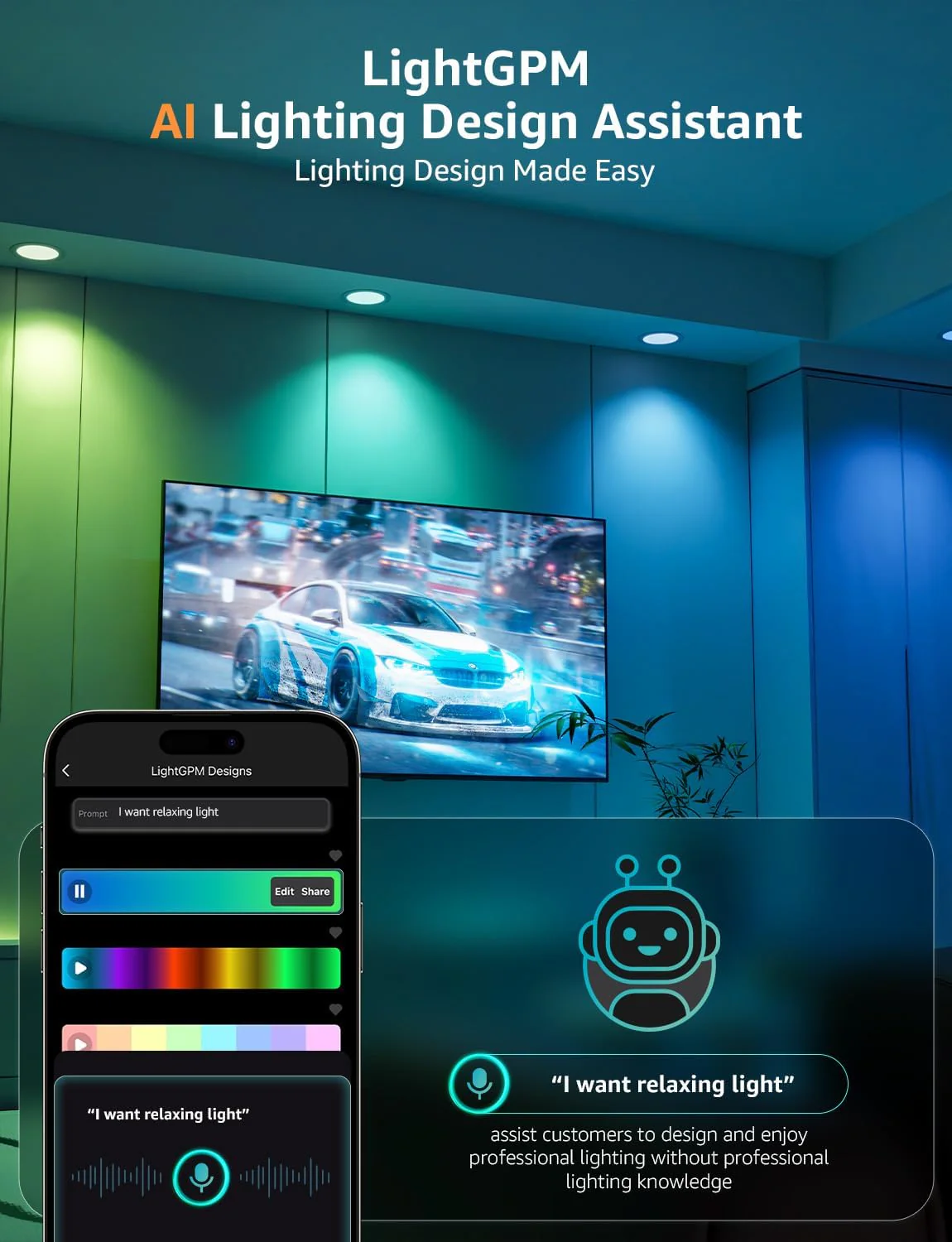 Lepro R2 AI LED Recessed Light - Image 4