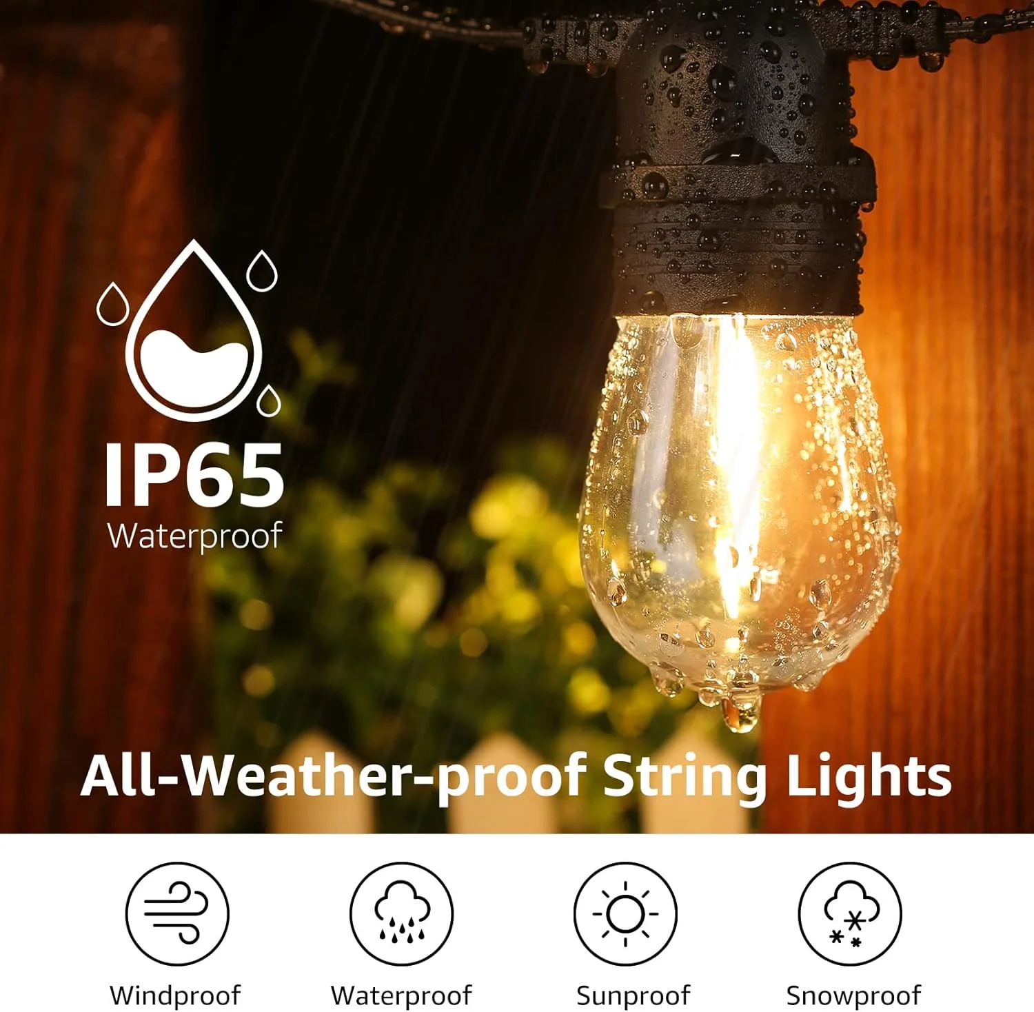 Lepro S14 Outdoor String Lights (50ft) - Image 6