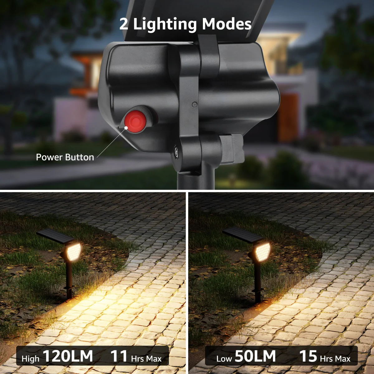 Lepro Solar Landscape Spotlights (4 Pack) - Image 4