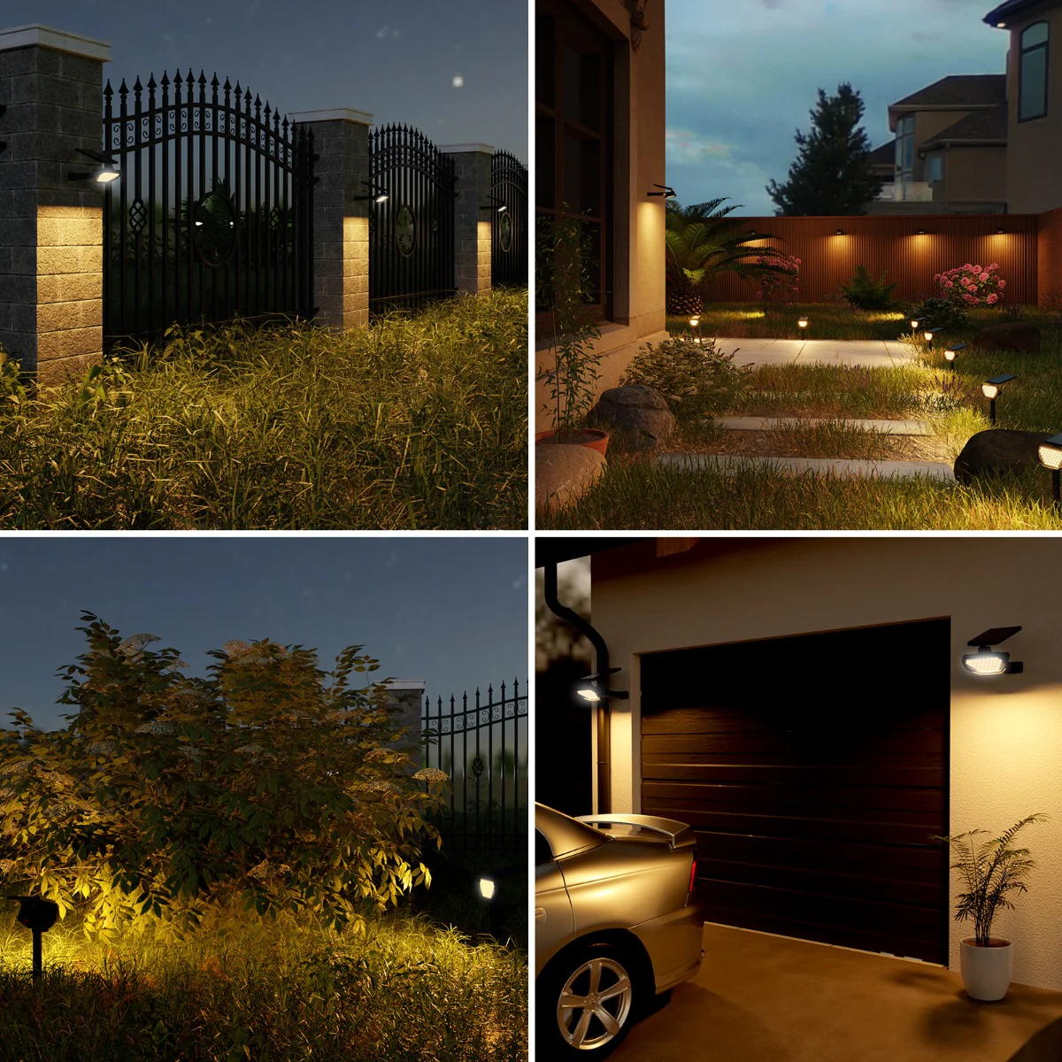 Lepro Solar Landscape Spotlights (4 Pack) - Image 6