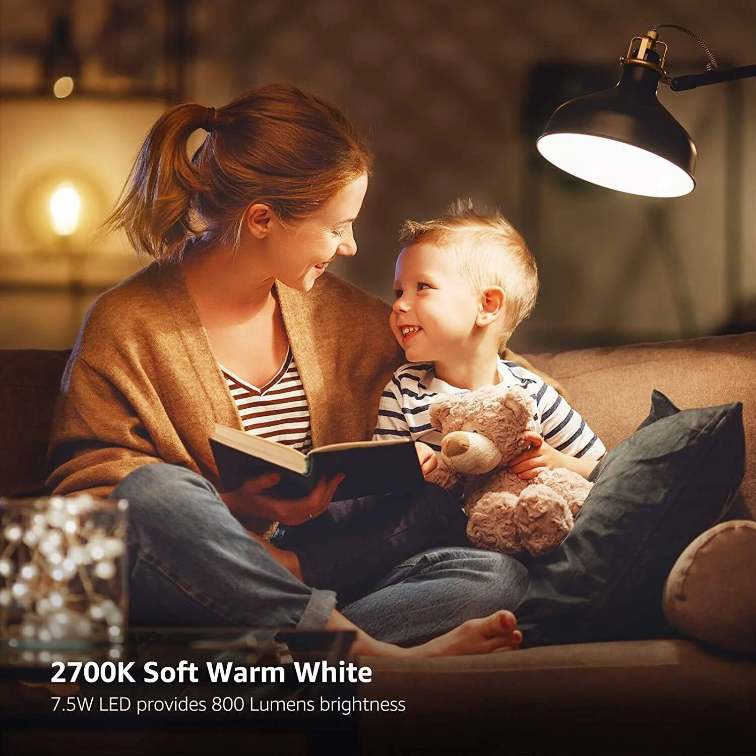 Lepro A19 Vintage LED Filament Bulbs, Dimmable, E26 Base, 8W (60W Equivalent), 800 Lumens, 2700K Warm White, Clear Glass - Image 5