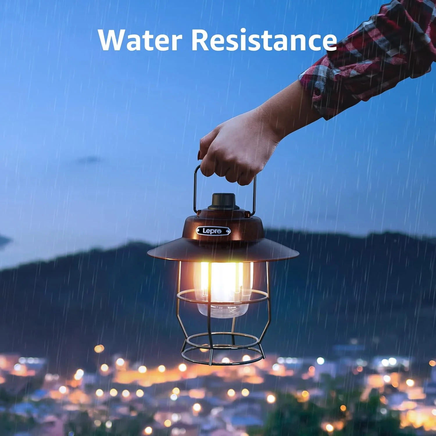 Lepro Vintage Rechargeable LED Camping Lantern - Image 5
